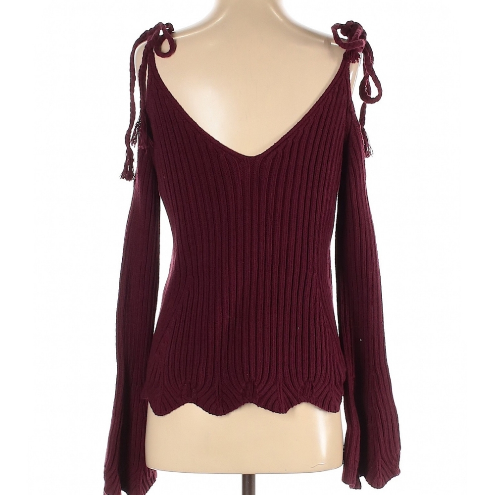 Torn by Ronny Kobo Burgundy Pullover